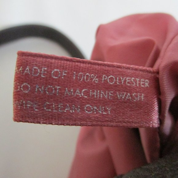 Estee Lauder Faux Suede Pink and Brown Tote Bag - Picture 14 of 15